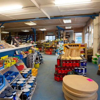 Inside of Ilkeston Ply shop